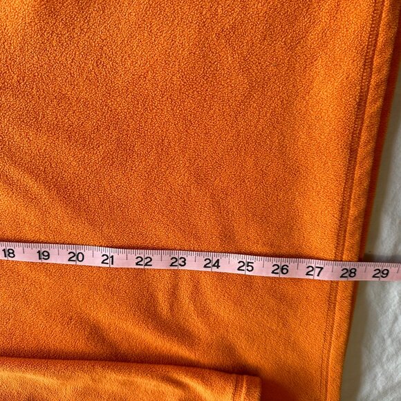 NorthFace Fleece Pullover Shirt/Jacket, Orange Color, Size XL (ARL509) - Picture 3 of 6